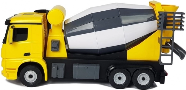 Diaľkovo ovládaný miešač Mercedes-Benz Arocs Rastar 1:14 žltý