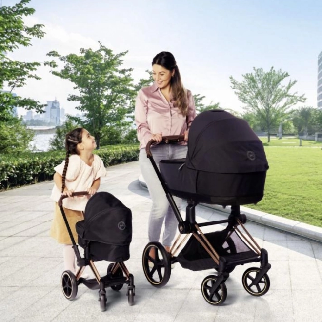 Kočík pre bábiky Cybex 3 v 1 čierny