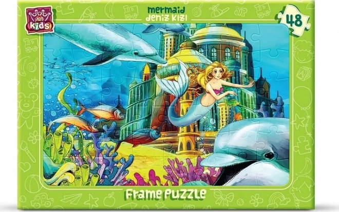 Puzzle Morská víla 48 dielikov