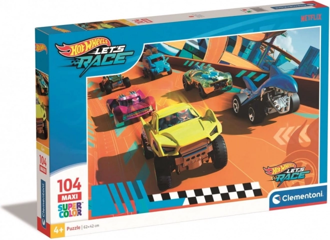 Puzzle Hot Wheels Maxi 104 dielikov