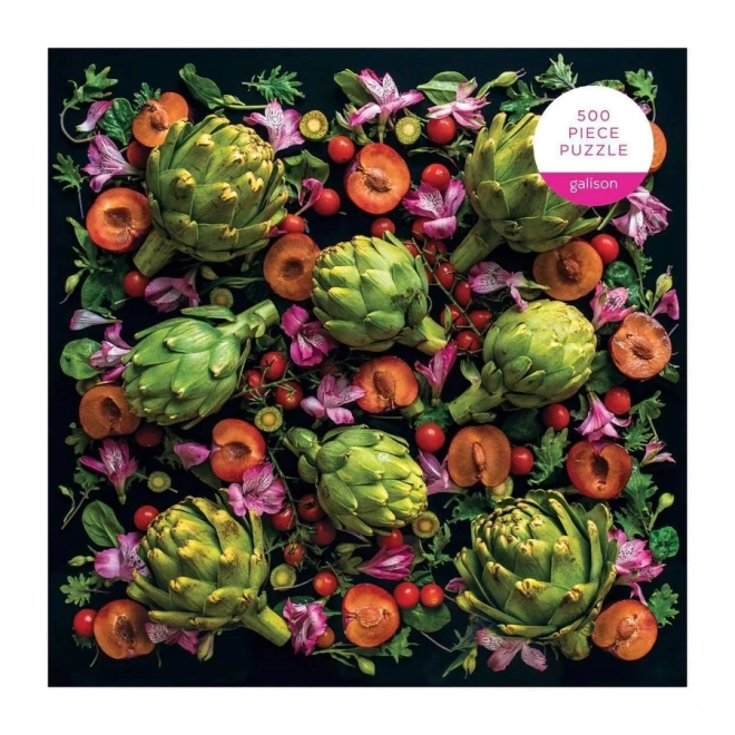 Puzzle Artyčokové kvety 500 dielikov