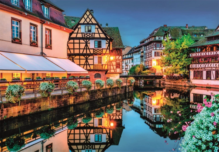 puzzle 500 compact – staré mesto v Štrasburgu
