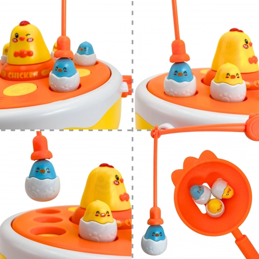 Magnetický prút a kuriatko–autíčko