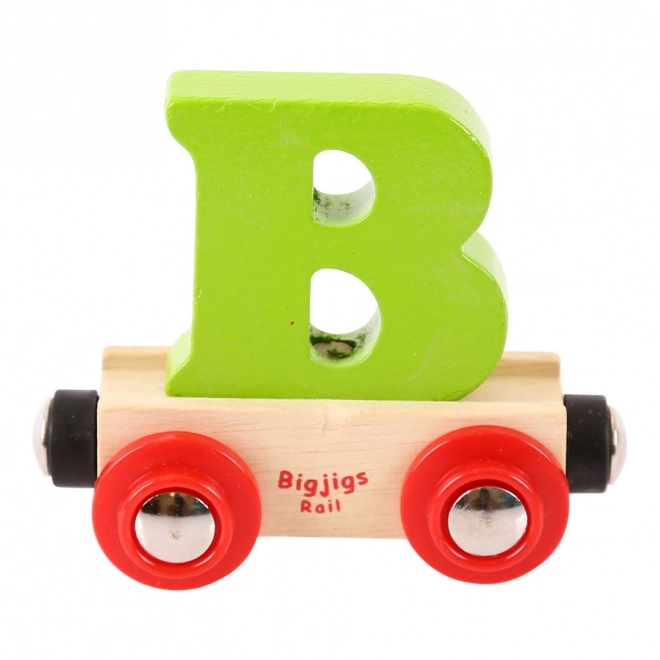 Bigjigs Rail Vagónik s písmenom B