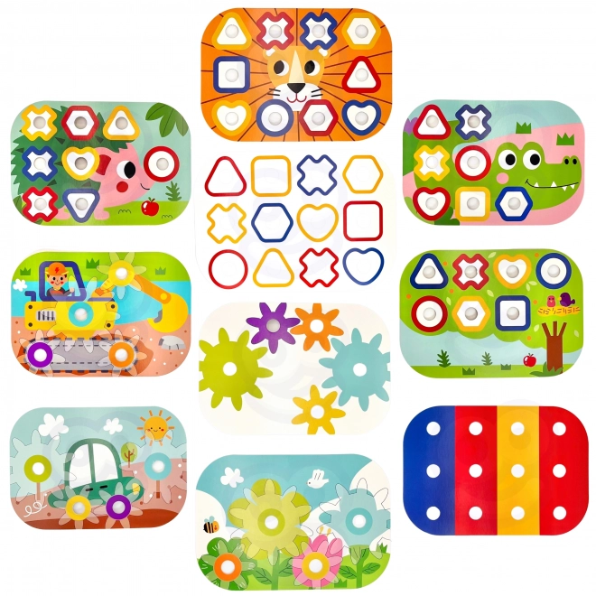 Woopie Green konštrukčný box Montessori 12v1