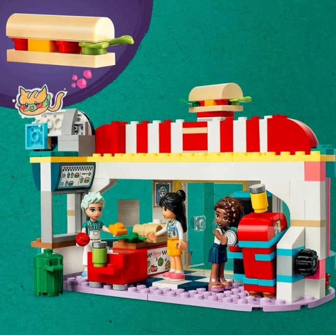 LEGO Friends Bistro v Centre Heartlake