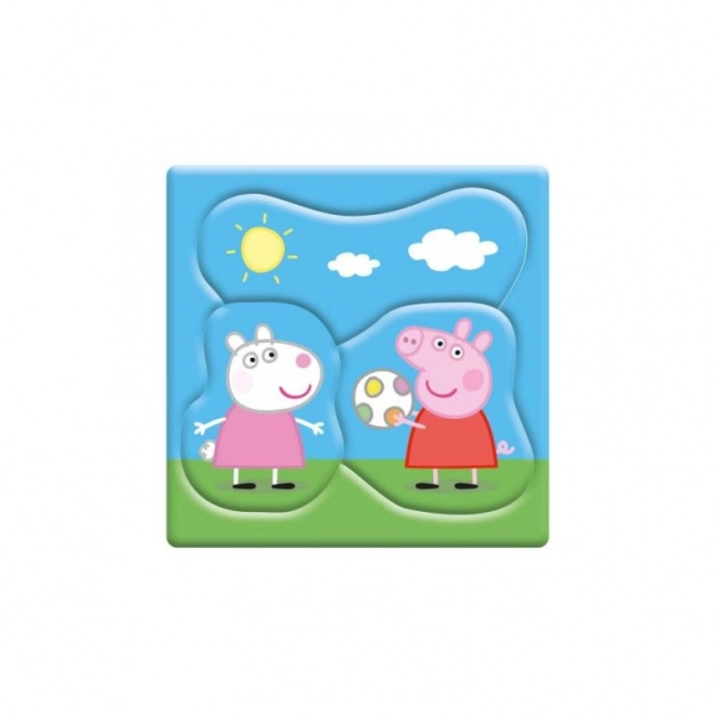 Rodina Prasiatka Peppy - Puzzle set 3-5 ks