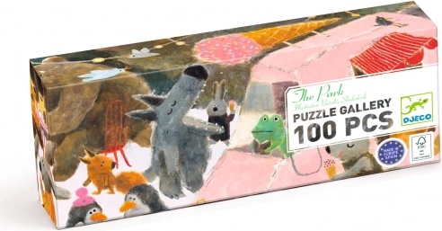 DJECO Puzzle Park - 100 dielikov