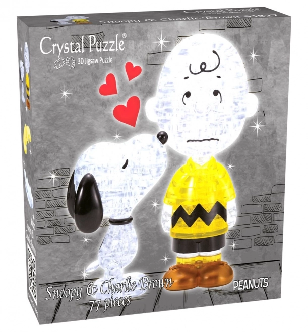 3D Crystal Puzzle Snoopy a Charlie Brown