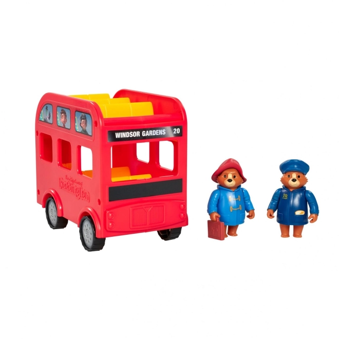 Tradičný britský červený autobus