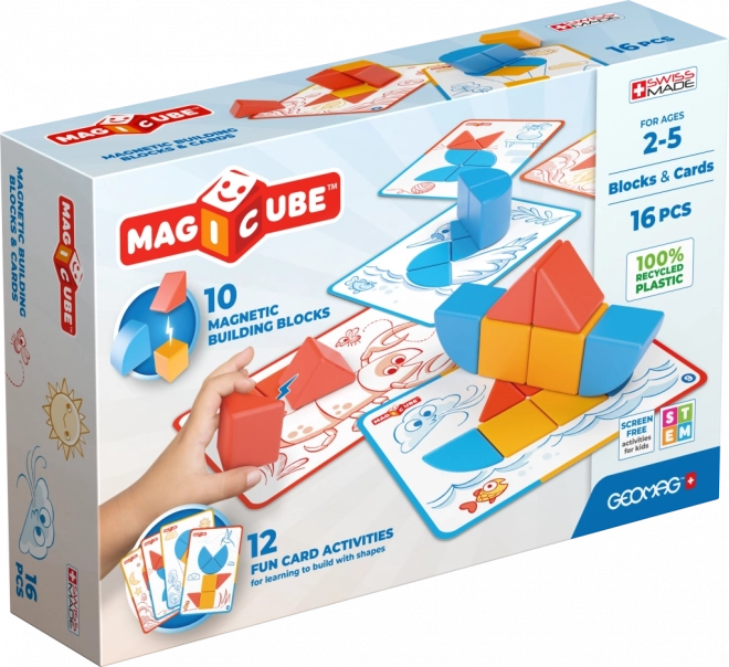 Geomag magnetické kocky Magicube tvary 16 dielov