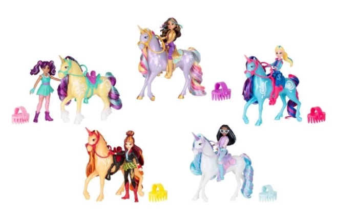 Unicorn Academy figúrky Sofia a Polárka 11 cm