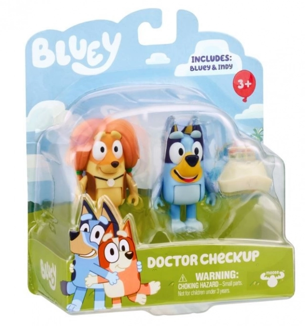 Figúrky Bluey: Návšteva u Lekára 2ks