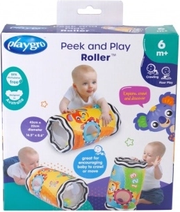 playgro hrkajúci valec na podporu lezenia