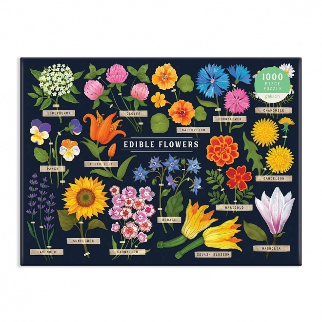 Puzzle Jedlé kvety 1000 dielikov
