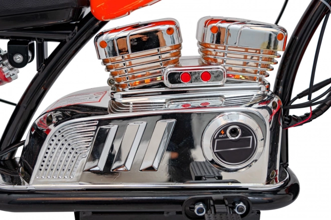 Motocykel Chopper Warrior Orange