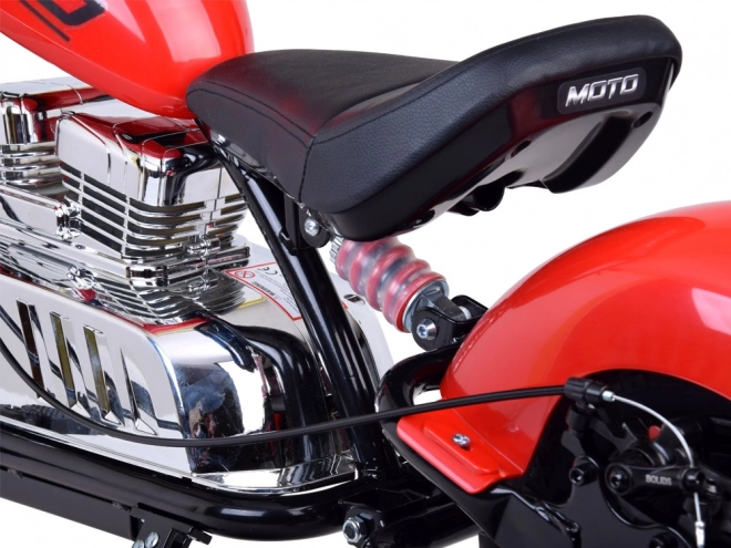 Elektrický chopper motocykl pre deti – Červená