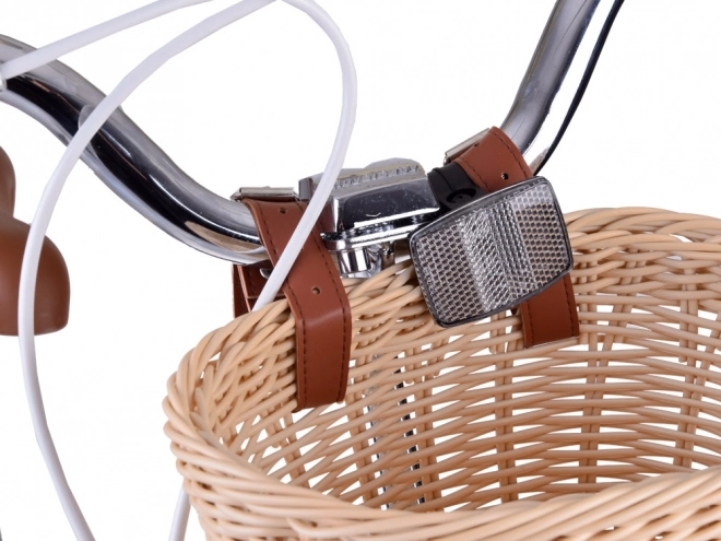 Uroczy mestský bicykel s košíkom pre deti Eurocle 18"