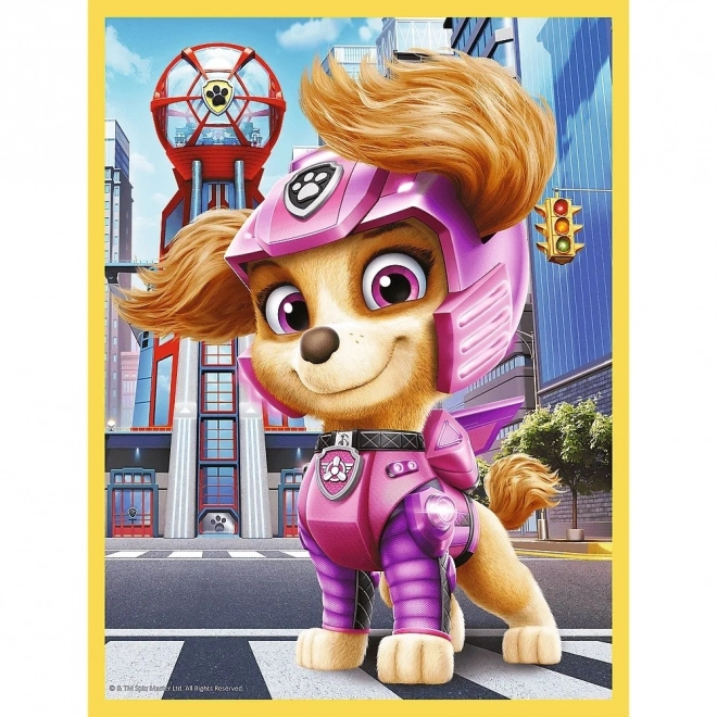 Obojstranné puzzle Tlapková Patrola: Sky a Rubble BABY MAXI