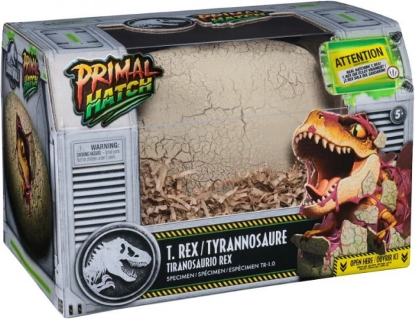 Interaktívny T-Rex liahnuci sa z vajca
