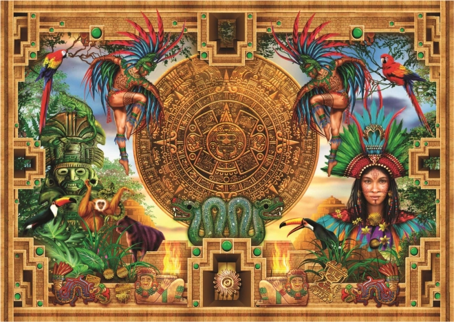 Puzzle Aztécko-Mayské Prepojenie 2000 Dielov