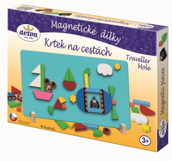 Magnetické puzzle - Krtko