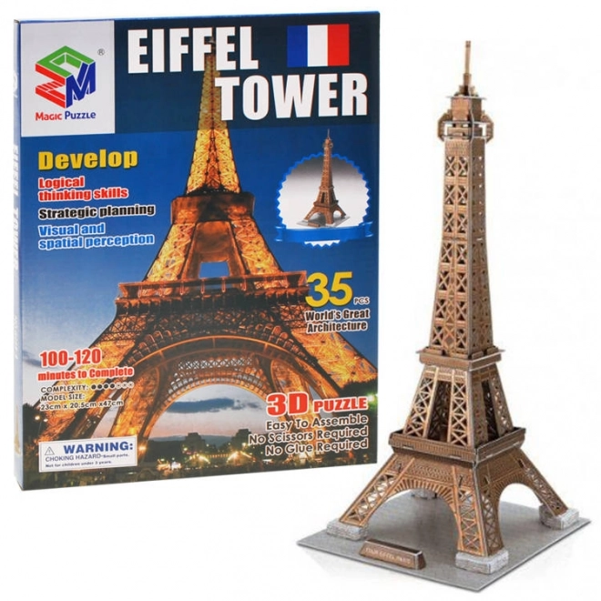 Priestranné 3D puzzle Eiffelova veža