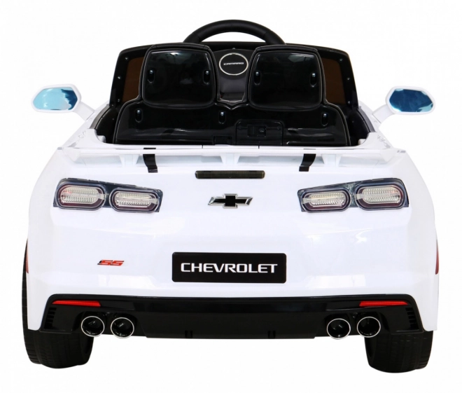 Chevrolet Camaro 2SS s batériou + diaľkové ovládanie + EVA kolesá + ľahké štartovanie + zvuky a osvetlenie – Biela