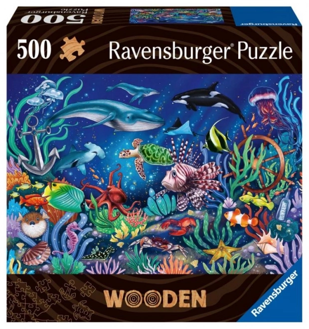 Drevené puzzle Vo Vode 500 dielikov