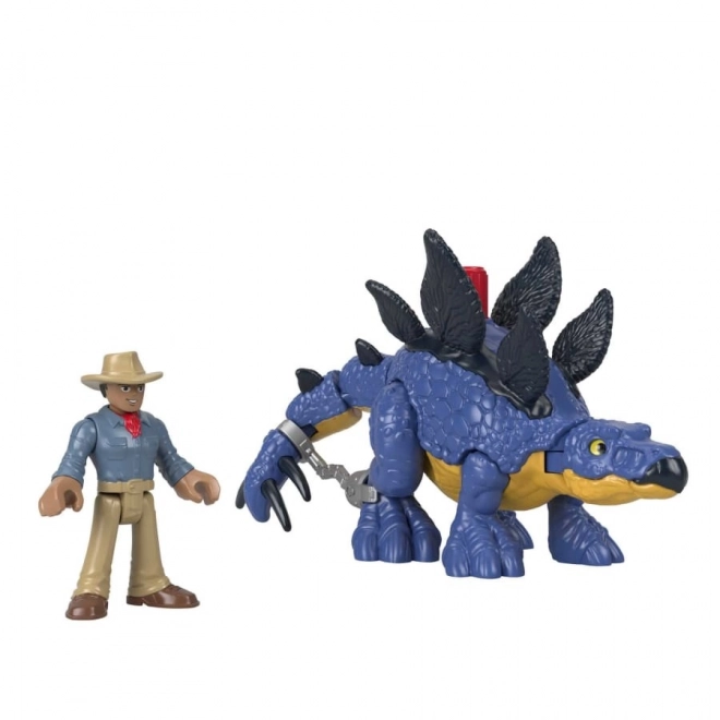 Imaginext stegosaurus a Dr. Grant figúrky set