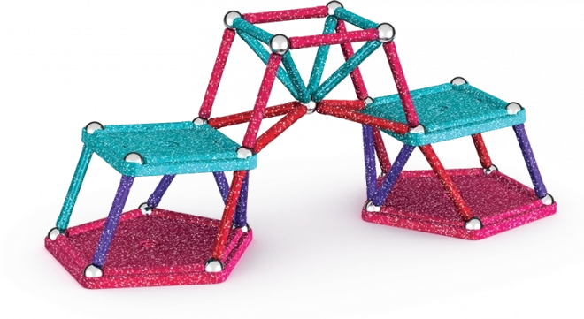 Geomag Glitter 60 dielikov