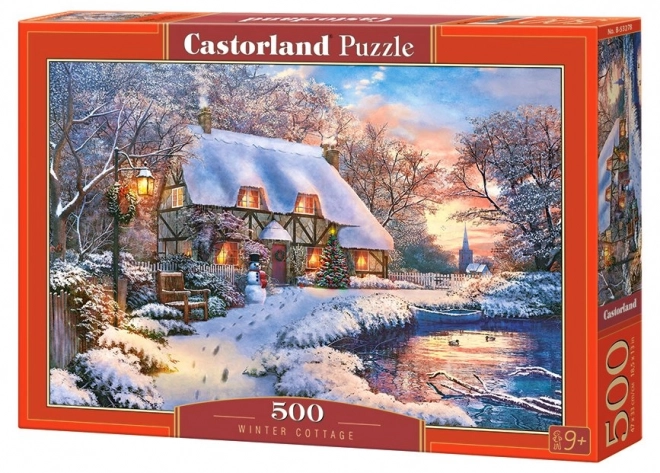 Puzzle Zimná Chalúpka 500 dielikov