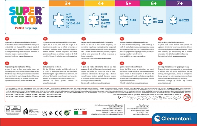 Clementoni: Puzzle 24 Maxi Super Sonic