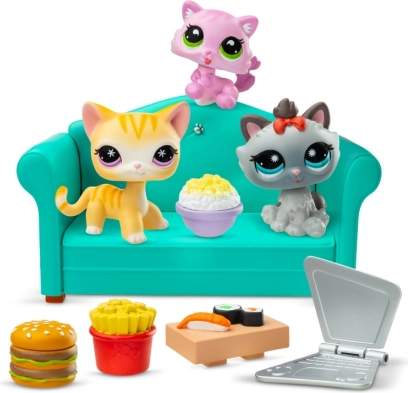 Littlest Pet Shop Sada Večera s 3 Figúrkami