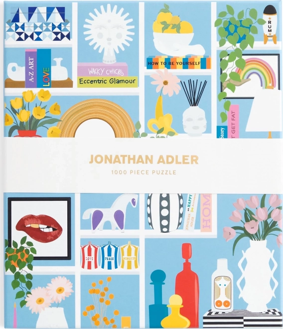 Galison puzzle Jonathan Adler - Shelfie 1000 kúskov