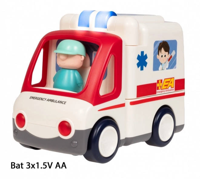 Ambulancia s hudbou a svetlom Hola