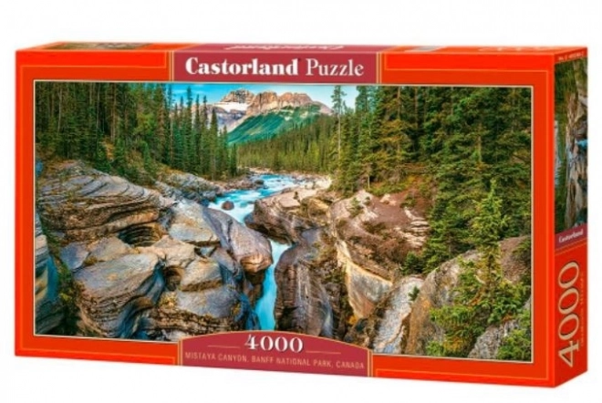 Puzzle Kaňon Mistaya, Národní park Banff, Kanada