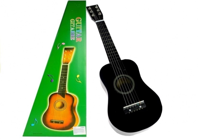Drevená Klasická Gitara s Trsom Čierna 60 cm