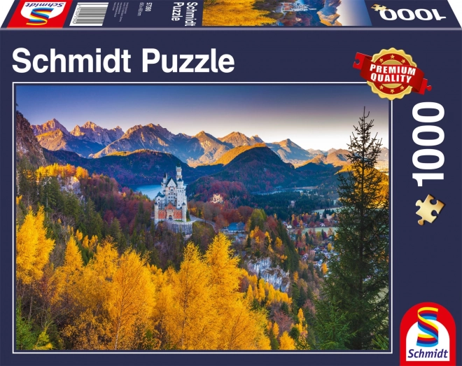 Puzzle Jesenný Neuschwanstein 1000 dielikov