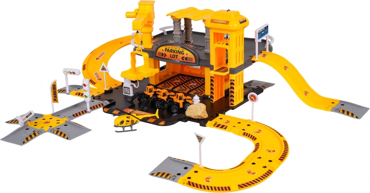 Dvojpodlažné parkovisko so stavebnou zónou