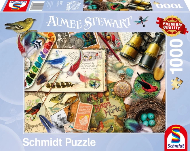 Schmidt puzzle Pozorovanie vtákov 1000 dielikov