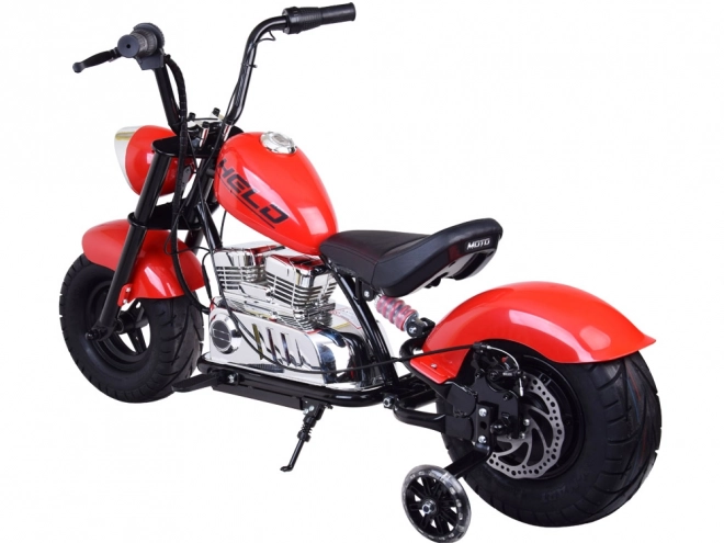 Elektrický chopper motocykl pre deti – Červená