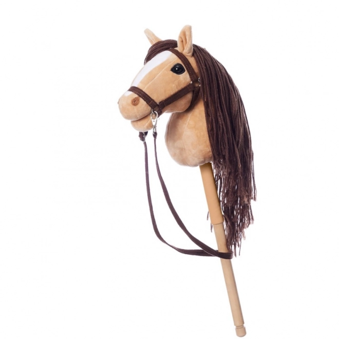 Kôň na tyči Hobby Horse béžový