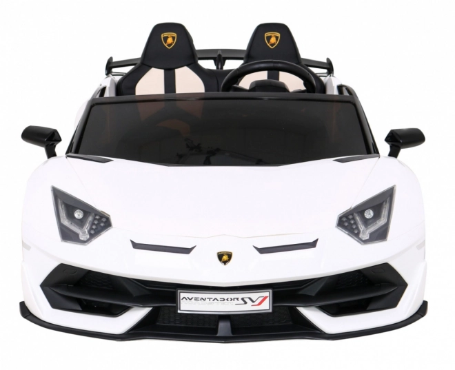 Lamborghini SVJ DRIFT pro 2 deti Biela + funkcia Drift + diaľkové ovládanie + MP3 LED + pomalý štart