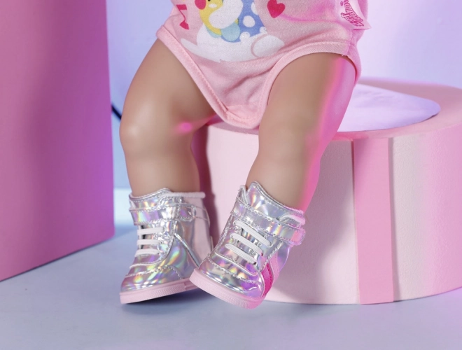 BABY born Holografické športové topánky pre bábiky 43 cm
