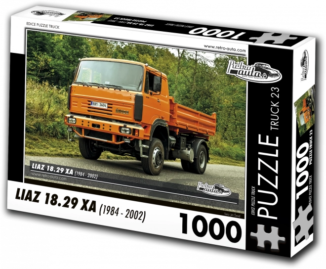 Retro Auta puzzle Škoda Liaz