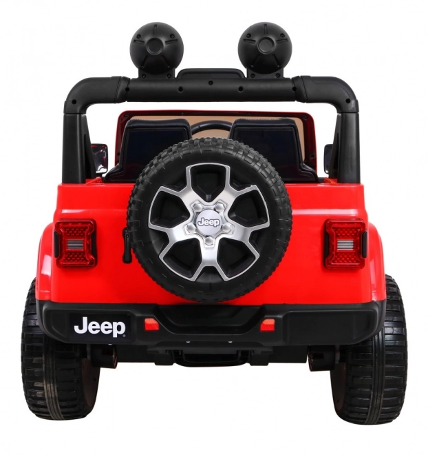 Detské elektrické autíčko Jeep Wrangler Rubicon Červené
