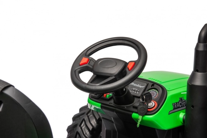 Elektrický traktor 24V zelený