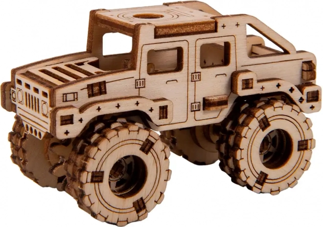 Drevené 3D puzzle - model Monster Truck