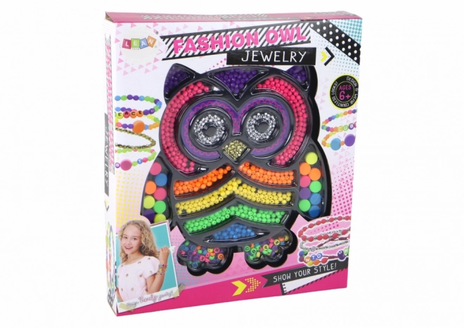 Zostava na výrobu bižutérie DIY 3000 ks Sovička